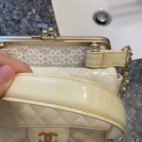 SOLD ❌Chanel twin bag mini square flap - Picture 4 of 12